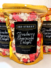Load image into Gallery viewer, Strawberry Cheesecake Delight Gourmet Popcorn